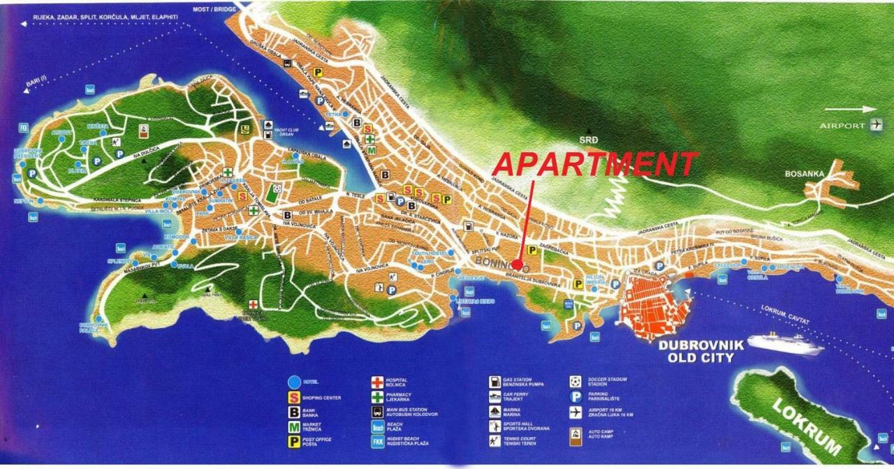 Two-Bedrooms Apartment With Balcony And Sea View,Near Old Town Дубровник Экстерьер фото